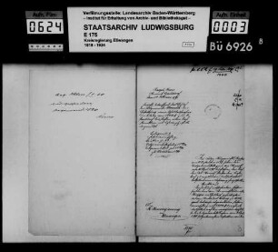 Schuldenwesen der Teilgemeinde Oberrot