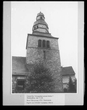 Evangelisch-unierte Kirche — Kirchturm