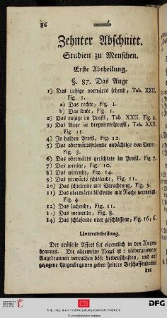 Zehnter Abschnitt