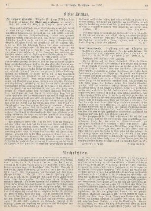 87-88 Kleine Kritiken