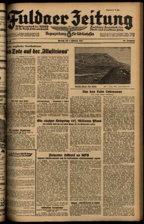 Ausgabe vom Freitag, den 07. Februar 1941.