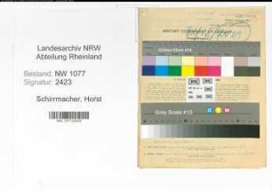 Entnazifizierung Horst Schirrmacher , geb. 28.09.1920 (Polizist)