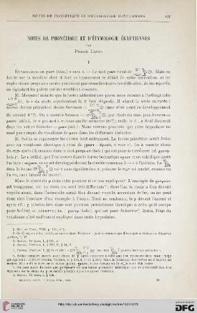 24: Notes de phonétique et d'étymologie égyptiennes