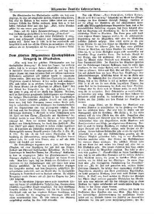 Vom Fünften Allgemeinen Theosphischen Kongreß in Wiesbaden