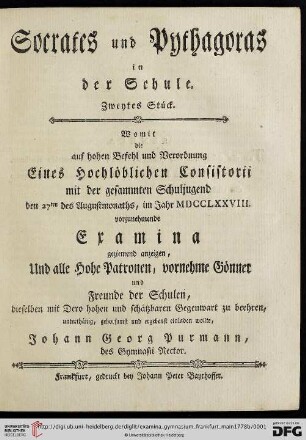 [Zweytes Stueck]