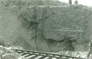 Talsperre Muldenberg bei Grünbach im Vogtland, Deutschland, 1946