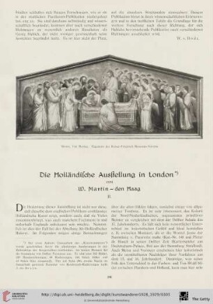 10/11: Die Holländische Ausstellung in London, [2]