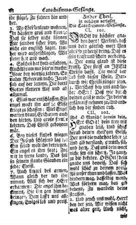Ander Theil. in welchem verfasset, Die Catechismus-Gesänge