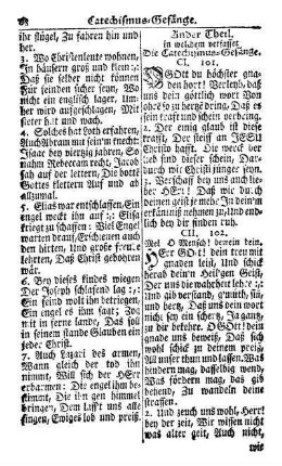 Ander Theil. in welchem verfasset, Die Catechismus-Gesänge
