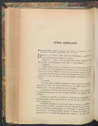 Letras américanas