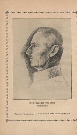 Graf Traugott von Pfeil, Generalmajor