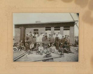 Gruppe von Bauarbeitern