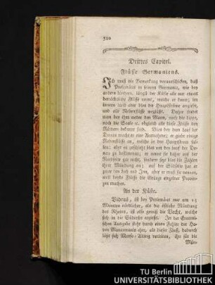 Drittes Capitel Flüsse Germaniens