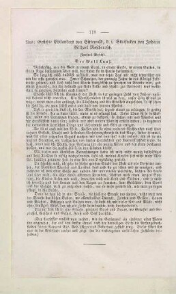 Aus: Gesichte Philanders von Sittewald, d. i. Strafreden von Johann Michael Moscherosch