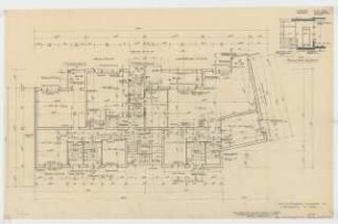 Wohnhaus Fuggerstraße 47, Berlin-Schöneberg: Grundriss 5. Obergeschoss 1:50