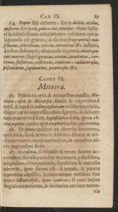 Caput IX. Meteora