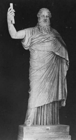 Statue des bärtigen Dionysos