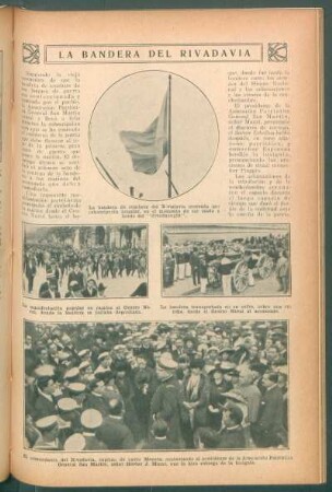 La bandera del Rivadavia