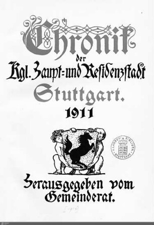 1911: Stadtchronik Stuttgart, 1911