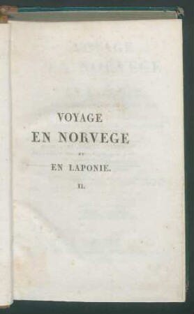 Voyage en Norvege... T.2