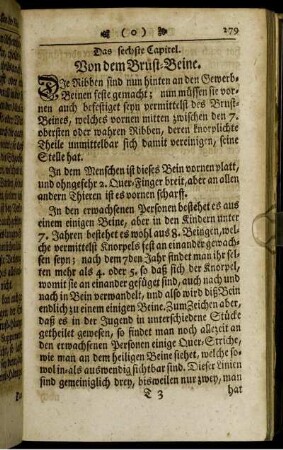 Das sechste Capitel. Von dem Brust-Beine.