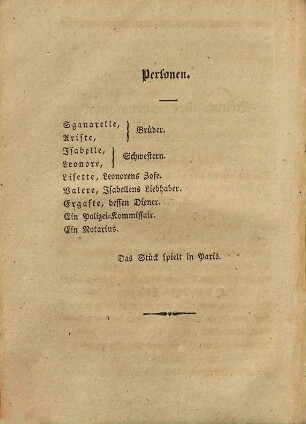 Molière's sämmtliche Werke, 1