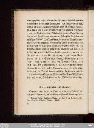 Im neunzehnten Jahrhundert