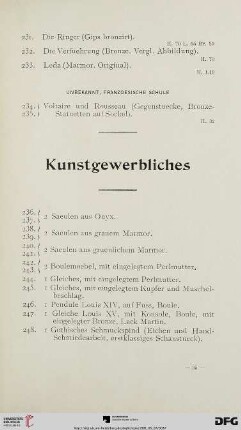 Kunstgewerbliches (Nr. 236-248)