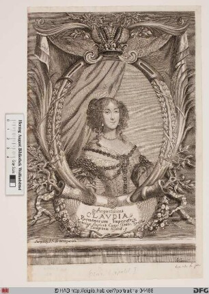 Bildnis Claudia Felicitas, römisch-deutsche Kaiserin, geb. Erzherzogin von Tirol