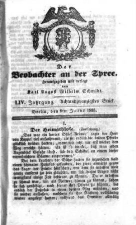 28. Stück, 9. Julius 1855