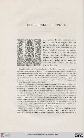 2. Pér. 1.1869: Mademoiselle Godefroid, [1]