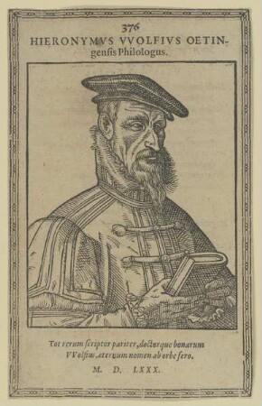 Bildnis des Hieronymus Wolf