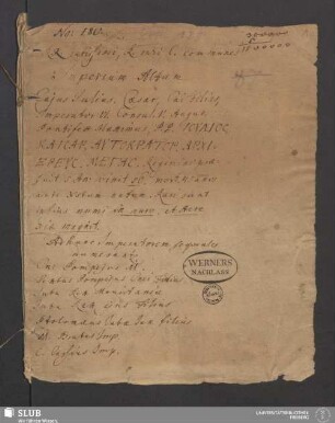 Catalogus numorum Romanorum - XVII 180 8. : Imperium Altum
