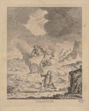 Illustration zum Gedicht "Le Palladium" von Friedrich II. von Preußen (4. Gesang)