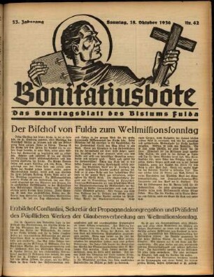 Ausgabe vom Sonntag, den 18. Oktober 1936.
