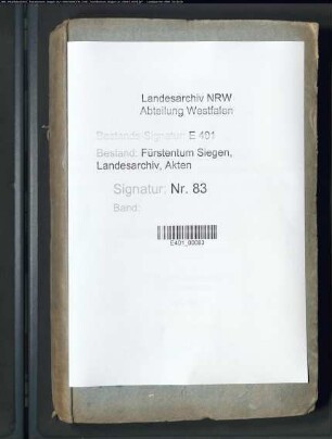 Vormundschaftliche Angelegenheiten Hohenlimburgs