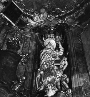 Der heilige Hieronymus : Der heilige Hieronymus (um 1740/1745; E. Q. Asam). München, Asamkirche