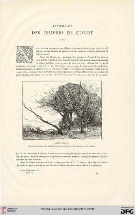 1: Exposition des oeuvres de Corot, [4]