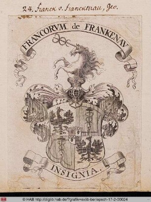 Wappen des Georg Franck von Franckenau