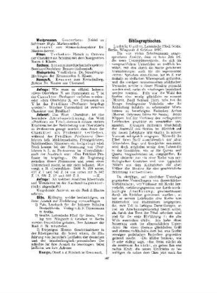 Bibliographisches