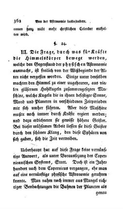 § 24. Von der physischen Astronomie