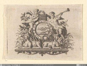[Vignette mit 2 Sphingen]