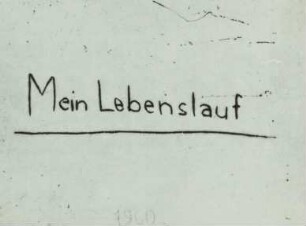 Aus meinem Lebenslauf, 17 Blätter