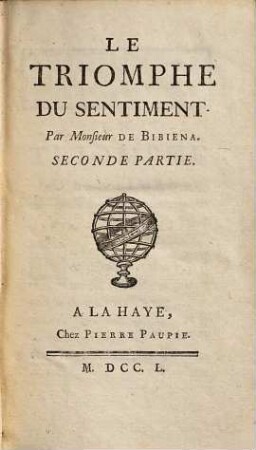 Le Triomphe Du Sentiment, 2