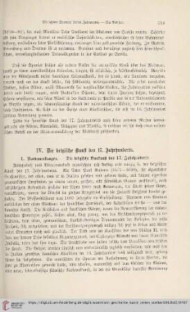 IV. Die belgische Kunst des 17. Jahrhunderts
