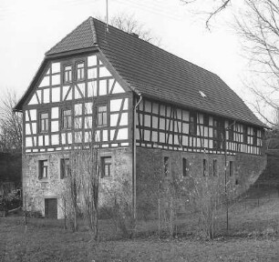 Eckartshäuser Mühle (Mühlenanlage); Büdingen, Hirschgasse 18