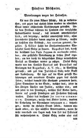 Verordnungen wegen der Heirathen