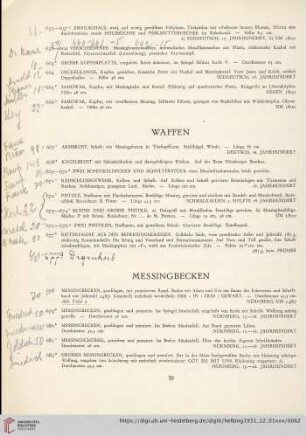 Waffen (Nr. 667-677)