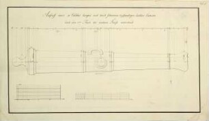 WHK 43 Pläne der Artillerie: 18 Kaliber lange leichte 12-Pfünder-Kanone, nach 1806