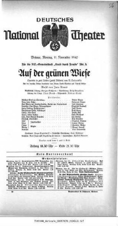 Auf der grünen Wiese